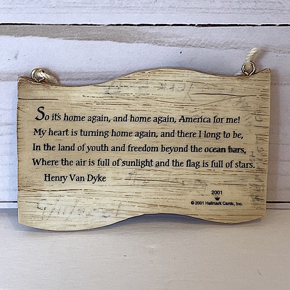 Hallmark | America For Me! 2001 Keepsake ornament | QX2882 - Picture 2 of 5